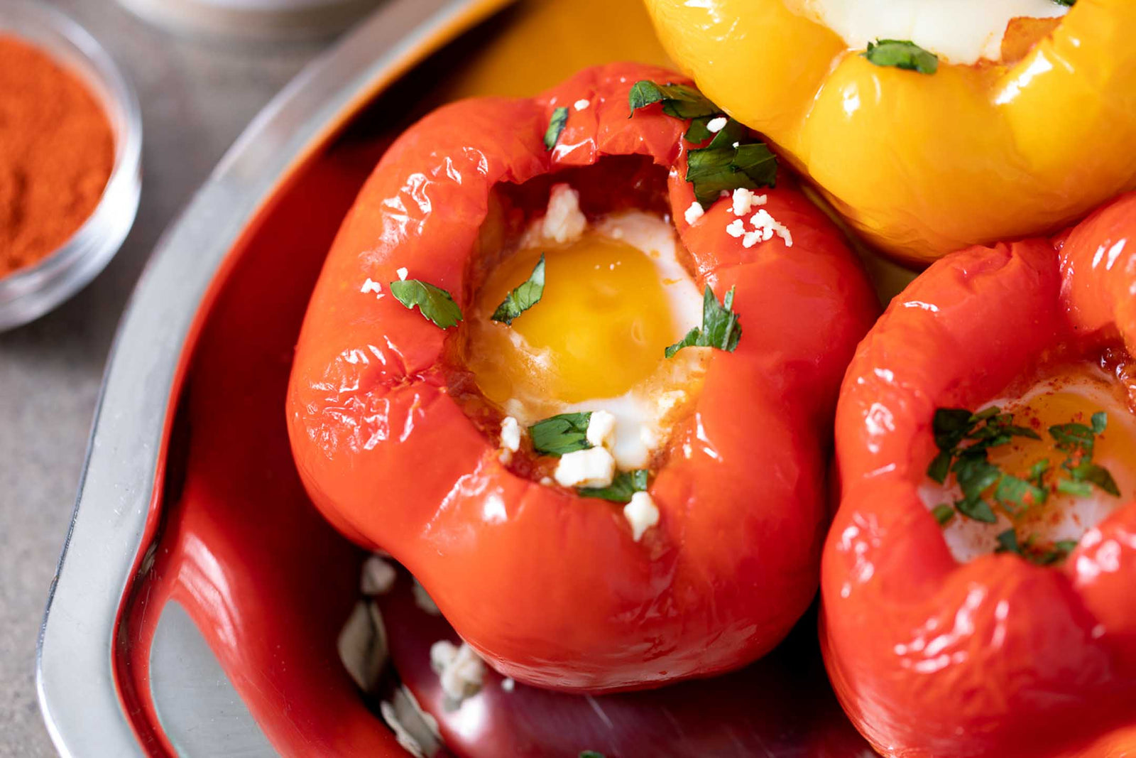 Recipe - Eggs in Bell Pepper Purgatory