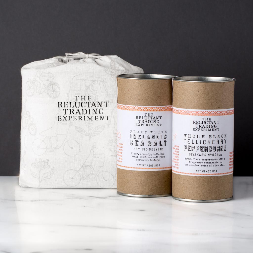 Icelandic Sea Salt and Tellicherry Pepper Gift Sets