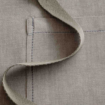 Cross-Back Chef Apron, Tan with Tan Straps, Men and Women-[Reluctant Trading Experiment]-Tall Cross-Back - 37”L x 30”W