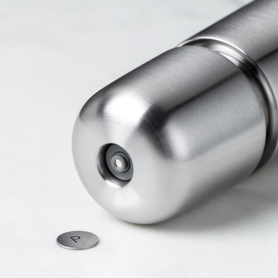 Jesper Stainless Steel Salt or Pepper Mill, 6.6h”-CrushGrind-The Reluctant Trading Experiment